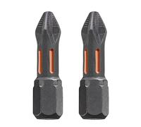 kwb 2 x 25mm PH2 Torsion Bits, TQ 60 Steel, Mega-Grip Ribs, ISO 1173 Drive C6.3