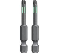 kwb 2 x 50mm TORX 10 Torsion Bits, C6.3 Drive, TQ 60 Steel, Long-Term Performance