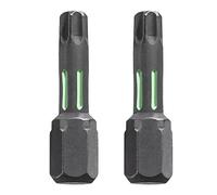kwb 2 x TORX 25 Torsion Bits 25mm with C 6.3 Hex Shank - For Tough Screwing Tasks