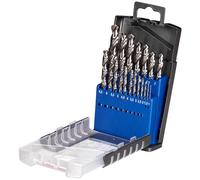 kwb 205920 HSS Drill Bit set 19-piece DIN 338 for Metal and plastic