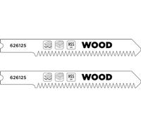 kwb 2x Jigsaw blades for laminate (for laminate, hardwood, bi-metal)