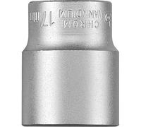 kwb 372217 Bits 17mm 3/8" CV-steel matt chrome wave section rounde...