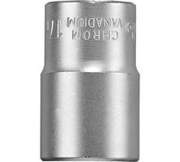 kwb 372317 Bits 17mm 1/2" CV-steel matt chrome wave section rounde...