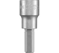 kwb 372708 Hex head Bit 8mm 1-piece CV-steel matt chrome-plated