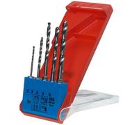 kwb 421140 HSS Metal Twist Drill Bit set 5-piece 1/4" Hex chuck