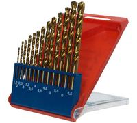 kwb 427140 HSS Metal Twist Drill Bit set 13-piece titanium nitride
