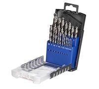 KWB 49205920 HSS Precision Ground Twist Drill Set with 1-10 x 0.5 mm Increments (19-Piece)