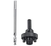 kwb 499004 Hex Shank for Easy-Cut Hole Saw 35-105 mm with 5/8-Inch -18 UNF Thread Including HSS Pilot Drill