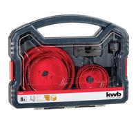 kwb 499900 Hole Saw set 8-piece diamond-strewn for hard materials
