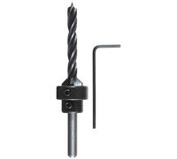 kwb 5.0 mm Wood Drill Bit with Countersink and Depth Stop CV Steel, Adjustable