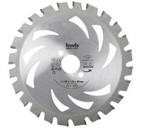 kwb 583357 chip Plates Circular Saw Leaf, Wood/Hardwood, 150 x 16 mm, Clean cuts, Middle Number, 20 Teeth Z-20, Cleanput Saw Blade Medium, 150 x 16