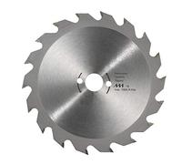 kwb 583555 Professional chipboard Circular saw leaf, wood / hardwood saw blade, 150 x 20 mm, clean cuts, middle number, 18 teeth Z-18, Made in Germany
