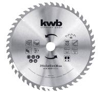 kwb 593159 M Circular Saw Blade 315x30mm Carbide teeth CV-steel