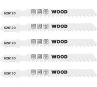kwb 5x Jigsaw blades for laminate (for laminate, hardwood, bi-metal)