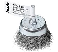 kwb 606233 pot brush 50mm HSS wire Hex shaft E6.3 Drill use
