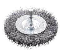 kwb 607410 disc brush HSS steel wire 100mm rust removal 0.35mm wire.