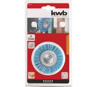 kwb 609313 disc brush brass wire ø75mm cleaning polishing Metal stone