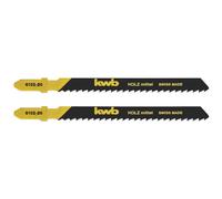 kwb 620330 Jig Saw Blades 2 pcs Wood plastic clean fast cuts HCS