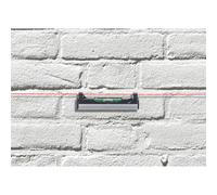 kwb 65710 line level small ABS spirit level with hooks for alignment