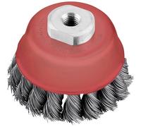 kwb 719210 AGGRESS-FLEX cup brush 100mm steel wire M14 thread