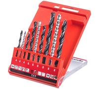 kwb 9-piece Twist Drill set HSS Metal Carbide Wood Concrete 420400