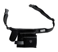 kwb Bum bag black leather tool belt multiple compartments