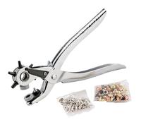 kwb 929690 punch pliers 4mm 100 eyelets 48 press studs included