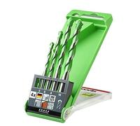 kwb AKKU TOP Hardcut Granite Drill Bit Set - 4-Piece Diamond Ground Stone Drills, Ø 5, 6, 8, 10 mm, Made in Germany