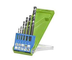 kwb Akku-Top Metal Drill Set HI-NOX, HSS - Drill Set, 6 Pieces