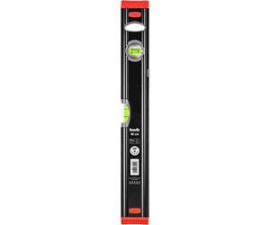 Kwb Aluminium Spirit Level 40 cm, Shockproof Bubble Level, 0.5 mm / Accuracy, VPA-Tested, High-Precision Ground, 1 Horizontal and Vertical Bubble Level Each Incl. Rubber Lintel Protection