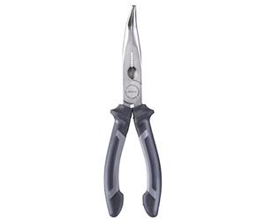 kwb Bent Long-Nose Pliers, 200 mm