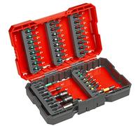 KWB BIT BOX FOR IMPACT/IMPULSE WRENCH - 37-PIECE BIT SET WITH BIT HOLDER AND SHOCK-RESISTANT SOCKETS, E C 44626 SHAFTS