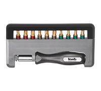 kwb Bit set 12-piece fits pockets titanium Bits colour coded 154010