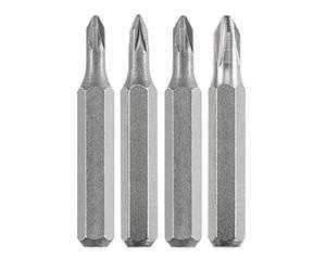kwb Bit Set 28 -mm PZ-000, PZ-00, PZ-0, PZ-1 Micro Bit for Fine Mechanics (shaft 4-mm, TQ 60 steel, with retaining strip, for micro-bit holder)