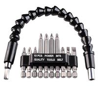 kwb bit set with flexible wave - 11 pieces with 1/4 inch hexagon recording E 6.3