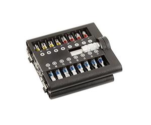 kwb Bit Set with Magnetic Bit Holder - 31-Piece with 1/4'' Inch External Hexagon According to ISO 1173 and C 6.3 Form