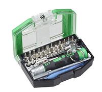 kwb bits for bytes - bit box, 30-TLG in its, quick-change bit holder, plastic lever tool, suction cup and handle in stable plastic box