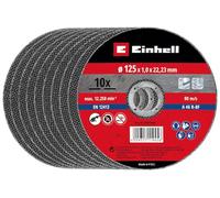 kwb by Einhell 49711945 10 Cutting Discs Thin 125 x 1.0 mm Angle Grinder Accessories