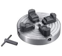 kwb by Einhell Four-jaw Chuck for Wood Turning Machine (Turning Machine Accessories, Suitable for Wood Turning Machine TC-WW 1000 and TC-WW 1000/1, M18 Mount)