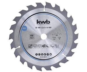 KWB Circular Saw Blade 184 X 16 MM | Fast Cut | for Soft and Hardwood, Carpenter Boards, and CHIPBOARDS