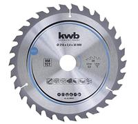 KWB CIRCULAR SAW BLADE 216 X 30 MM - FAST CUTTING, SUITABLE FOR SOFT AND HARDWOOD, CARPENTRY BOARDS, AND CHIPBOARD