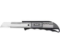 kwb Cutter Knife with Japanese Saw Blade, Auto-Lock, Stainless Steel Guide
