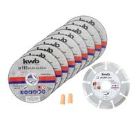 KWB Cutting Discs + Diamond Blade Set - Versatile and HIGH-Performance