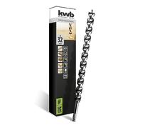 kwb Double Cut Japan Snake Drill Ø 35 Mm, 460 Mm, Ptfe Anti-Stick Coating, Special Point Grinding, With Self-Centring Threaded Tip, High-Precision Concentricity, 11 Mm Hexagonal Shank