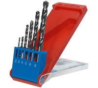 kwb Drill Bit set 6pcs 2-8mm Metal DIN 338 precision self-centering 205540