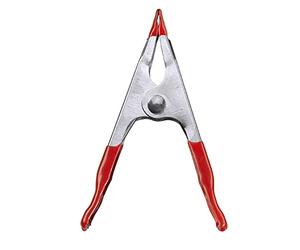 kwb Feather-feather 100 mm steel, clamping width 35 mm, 4 pack, high spring power for glue and adhesive work, spring clamp to brackets and holding