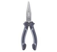 kwb flat round pliers / flat pliers 145 mm 382110, according to DIN ISO 5745, straight shape, cutting edges hardened, CV steel