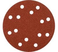 kwb Grinding Disc Ø 150 Mm Made Of High-Grade Corundum With Grit 320, tool-Free Change, High-Quality Synthetic Resin Bonding and Reinforced Paper Backing for Fine Sanding Of Wood and Metal