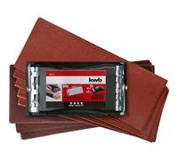 kwb Hand Sanding Set, 50 Sanding Strips, 93 x 230 mm, Grit 60-180