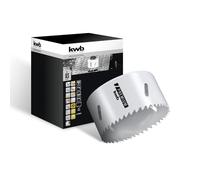 kwb Hss Bi-Metal Hole Saw Ø 83 Mm, 8% Cobalt Alloy with Progressive Vario-Toothing and High Precision for Versatile Use